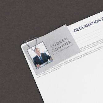 Financial Advisor Simple Light Grey Stone Texture