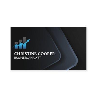 Financial Chart Data | Modern Background Shapes
