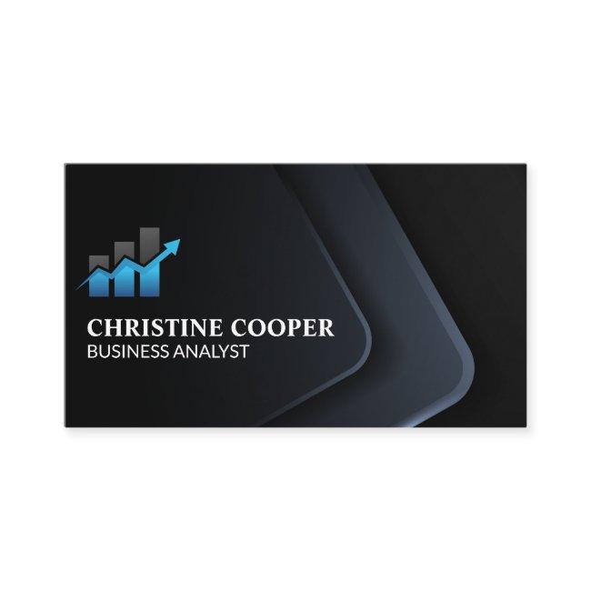 Financial Chart Data | Modern Background Shapes