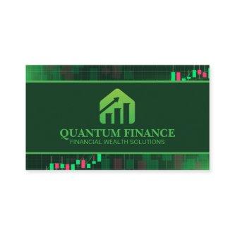 Financial Growth Logo | Stock Market Chart