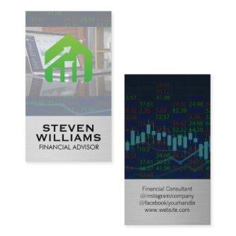 Financial Logo | Stock Data Chart