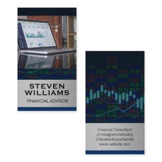 Financial Stock Chart | Laptop
