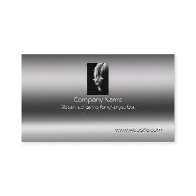Fine Art Dartmoor Pony Portrait on metallic-effect