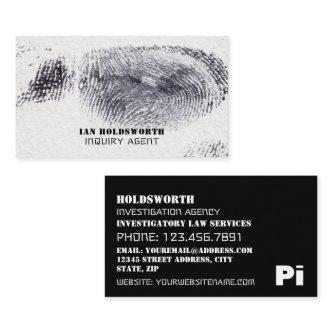 Fingerprint Design, Private Detective Investigator