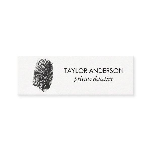 Fingerprints / Criminal Justice Mini