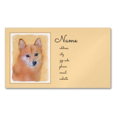 Finnish Spitz Painting - Cute Original Dog Art  Magnet