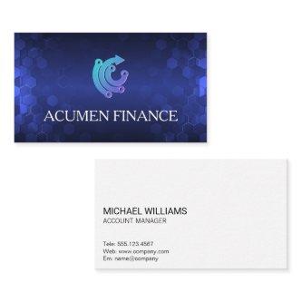Fintech Logo | Modern Tech Background