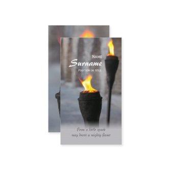 Fire Burning torches From a little spark CC0947
