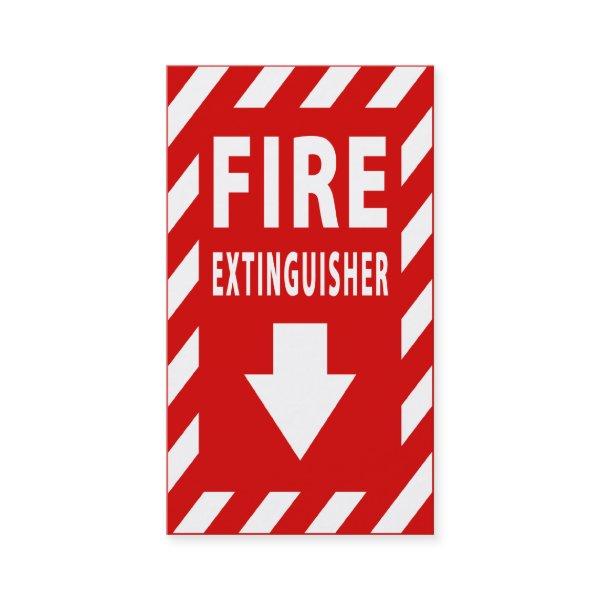 fire extinguisher sign