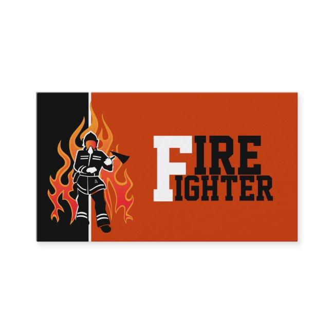 Fire fighter/fireman eye catching