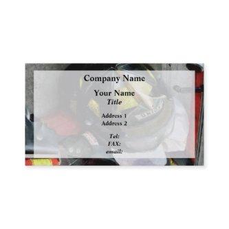 Fire Fighter's Helmet Closeup