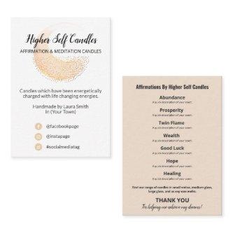 Fire Logo Soap And Candle Product Range Card