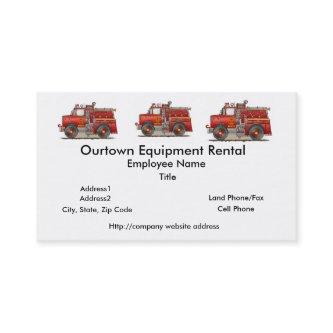 Fire Pumper Rescue Truck