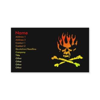 Fire Skull Business/ Profile Card