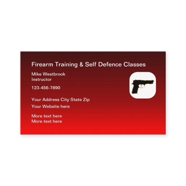 Firearms And Self Defense Classes