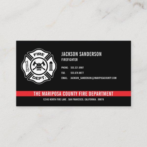 Firefighter Fire Department Custom Logo