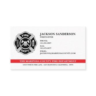 Firefighter Fire Department Fireman Logo Badge