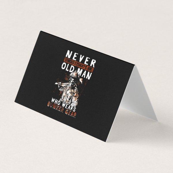 Firefighter Gift | Never Underestimate Firefighter