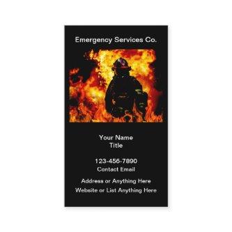 Fireman Firefighter Emergency Safety Theme