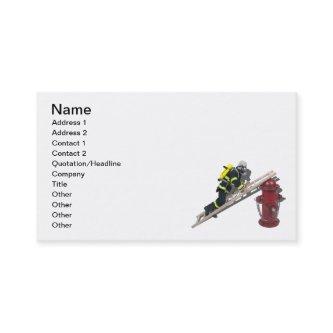 Fireman Ladder Fire Hydrant
