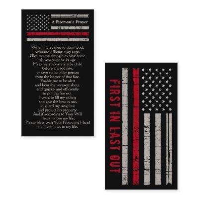 Fireman's Prayer Bulk Firefighter Thin Red Line Bu