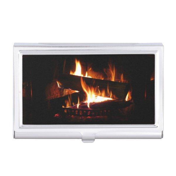 Fireplace Warm Winter Scene Photography  Case