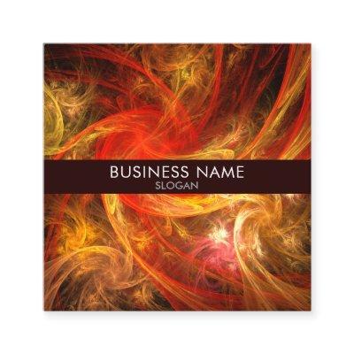 Firestorm Abstract Art Professional Square