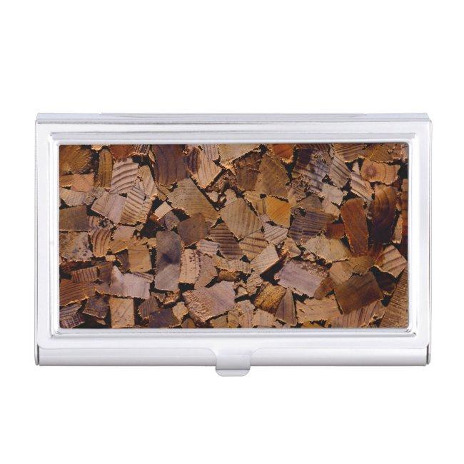 Firewood rustic cabin wood grain tree bark pattern case for
