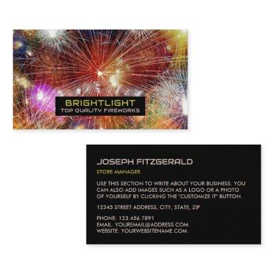 Firework Display, Fireworks Sales