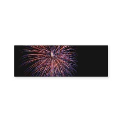 Fireworks Mini Bookmark