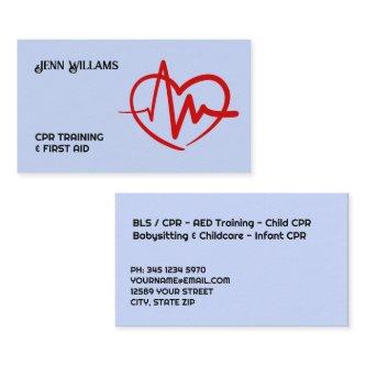 First Aid Trainer Calling Card