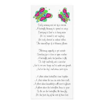 First Day Poem Rack Card