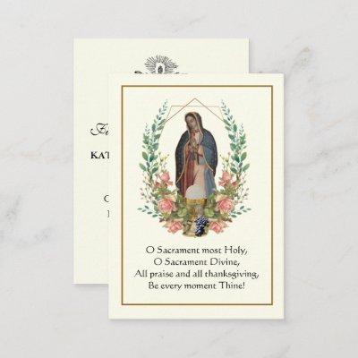First Holy Communion Guadalupe Prayer
