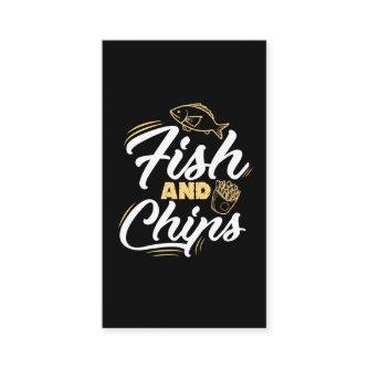Fish and Chips Streetfood Foodie Nutrition