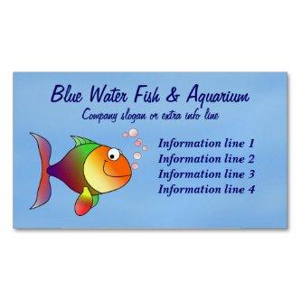 Fish Aquarium Business  Magnet