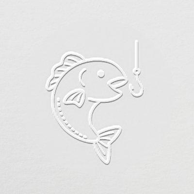 Fish Biting Fishing Hook Embosser