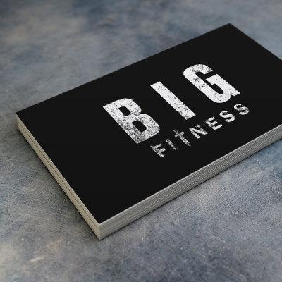 Fitness Bodybuilding Trainer Bold Grunge Text