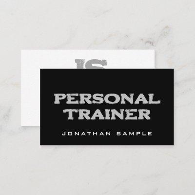 Fitness Coach Personal Trainer Modern Professional