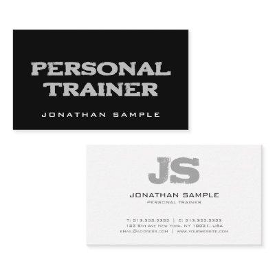 Fitness Coach Personal Trainer Modern Professional