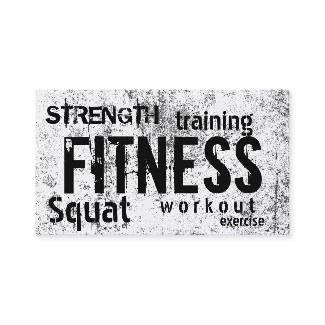 Fitness Personal Trainer Cool Grunge Professional