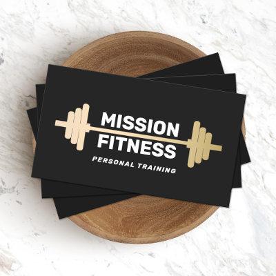 Fitness Personal Trainer Gold  Barbell