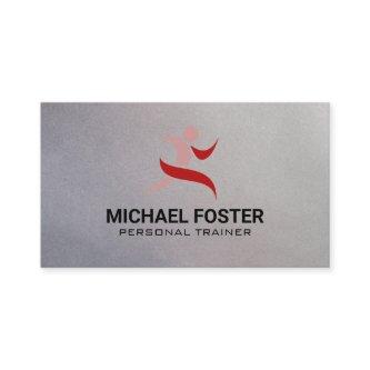 Fitness Runner Stylized Logo Appointment Card