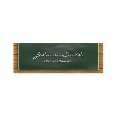 Fitness Trainer - Cool Blackboard Personal Mini