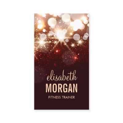 Fitness Trainer - Modern Glitter Sparkle