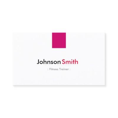 Fitness Trainer - Simple Rose Pink
