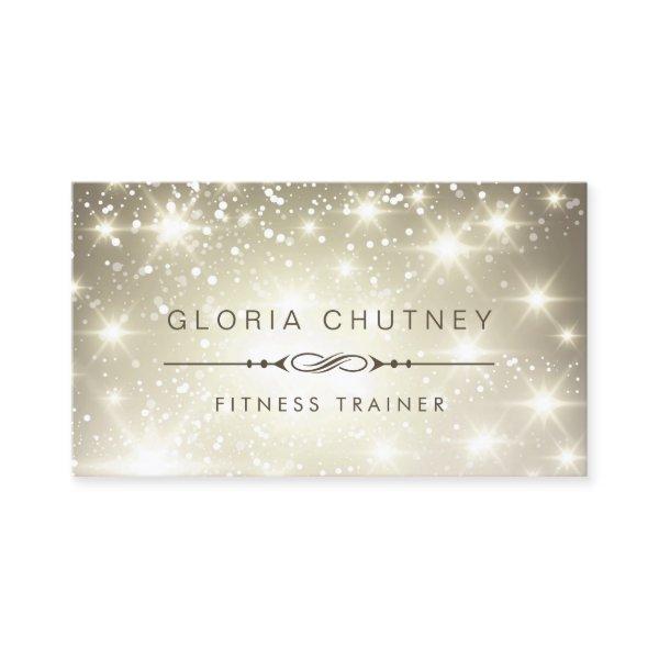 Fitness Trainer - Sparkling Bokeh Glitter