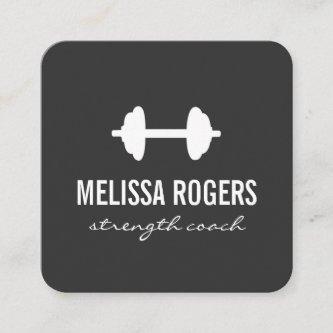 Fitness Weight Simple Gray Square