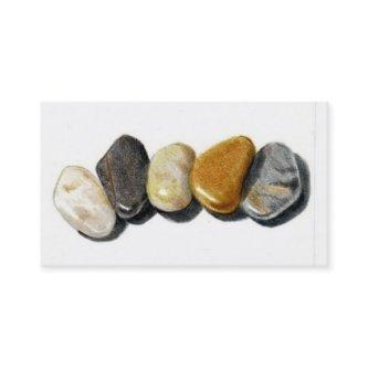 FIVE STONES: PEBBLES: