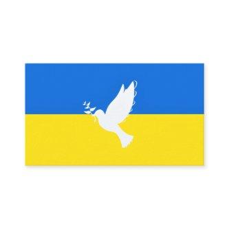 Flag of Ukraine - Dove of Peace - Freedom
