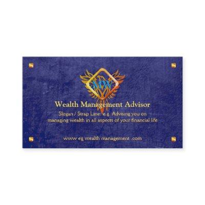 Flame Phoenix, blue leather-look, Wealth Advisor